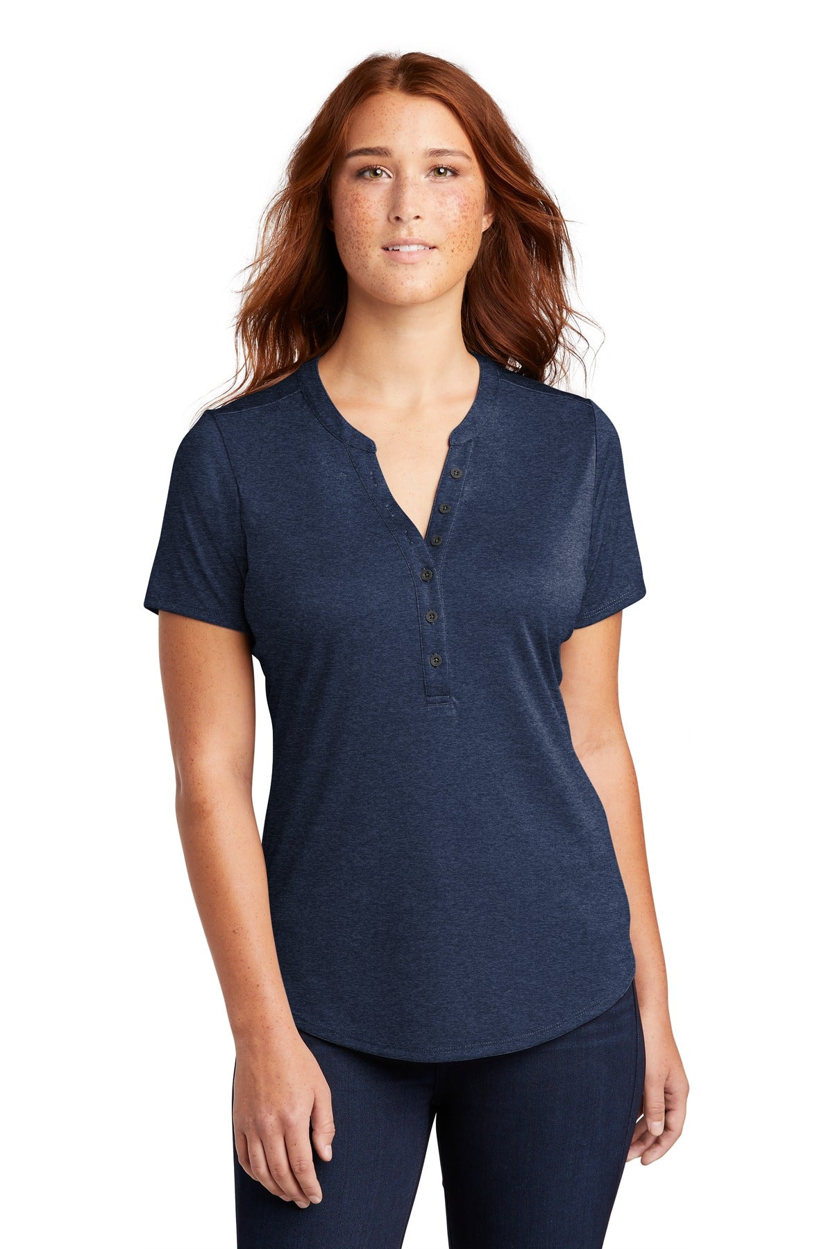 Sport-Tek ® Ladies Endeavor Henley. LST468