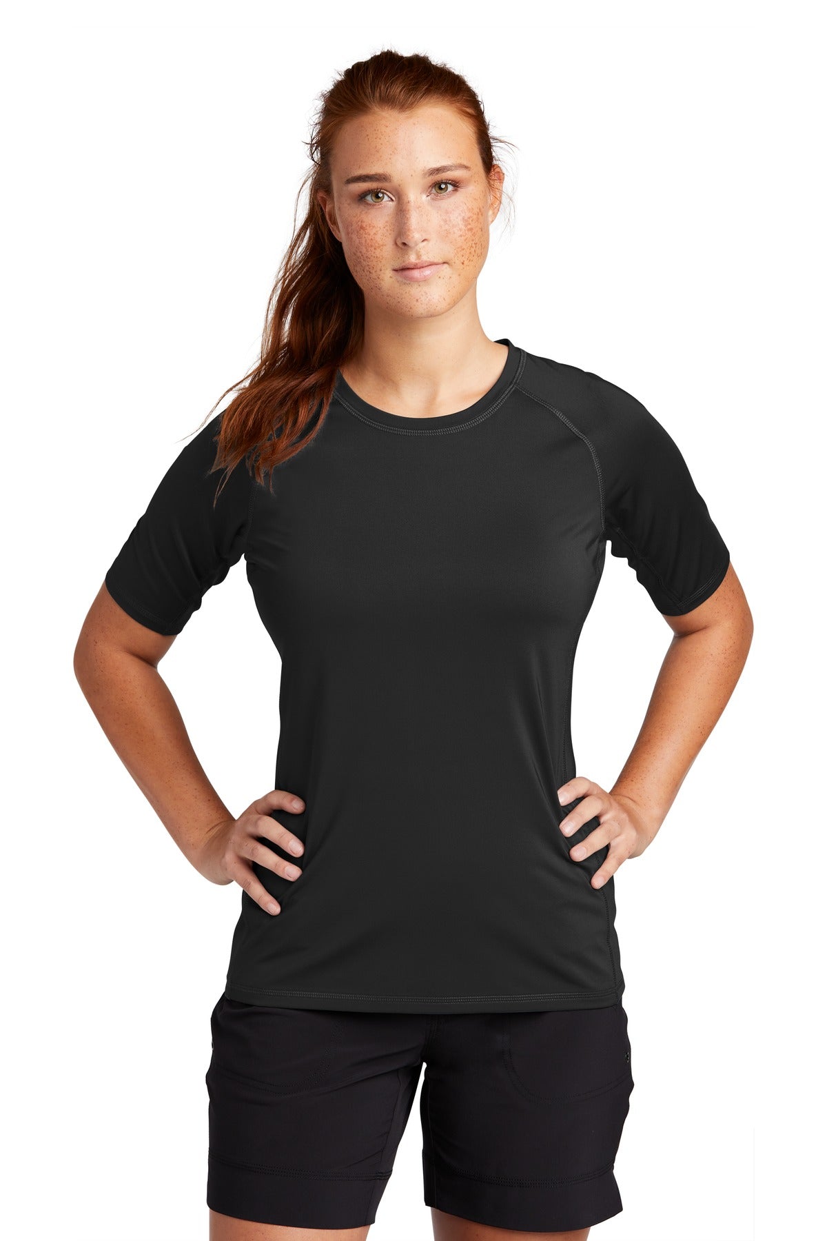 Sport-Tek ® Ladies Rashguard Tee. LST470