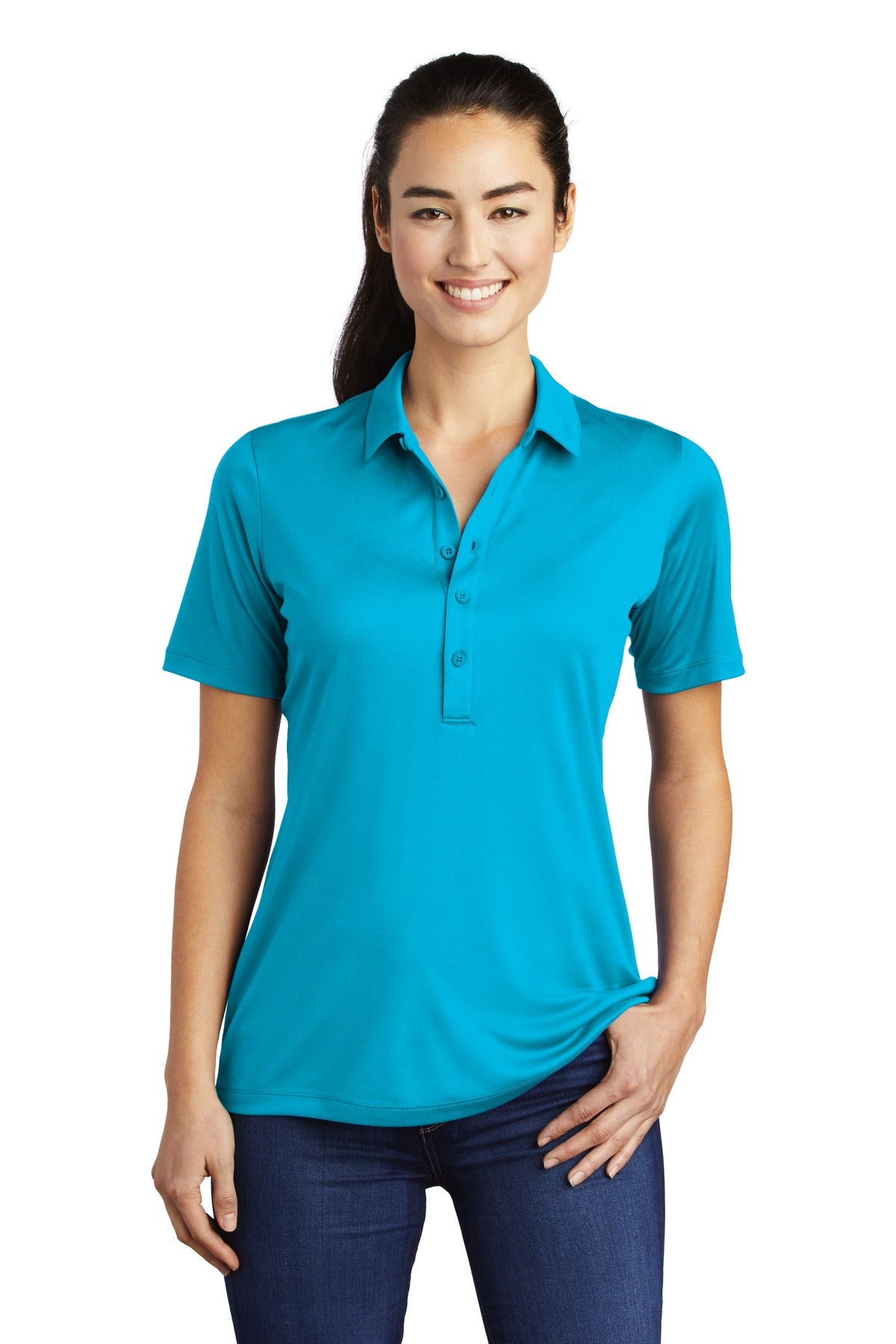 Sport-Tek® Ladies Posi-UV ® Pro Polo.  LST520