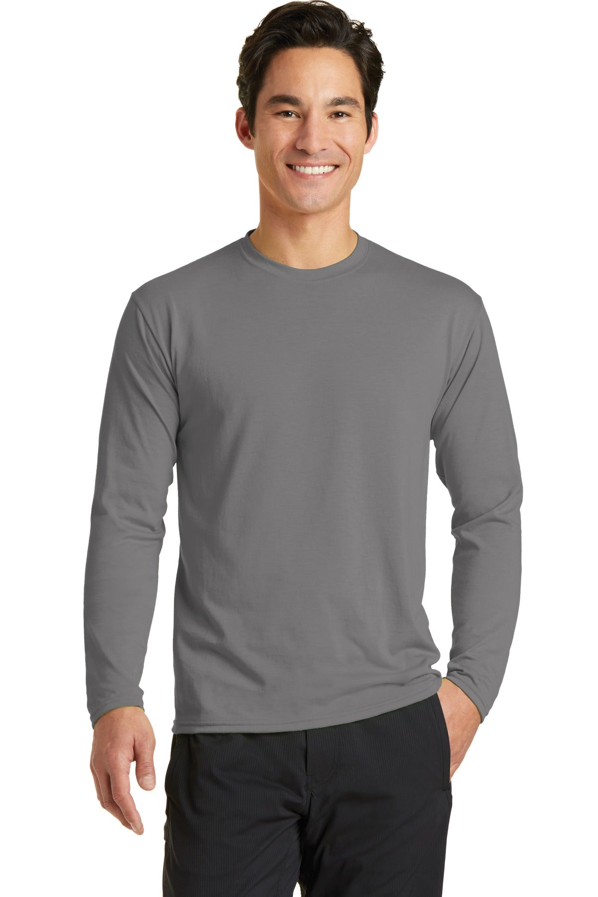 Port & Company® Long Sleeve Performance Blend Tee. PC381LS